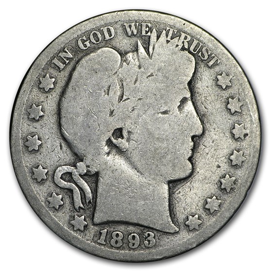 1893-O Barber Half Dollar AG 1893-O Barber Half Dollar AG